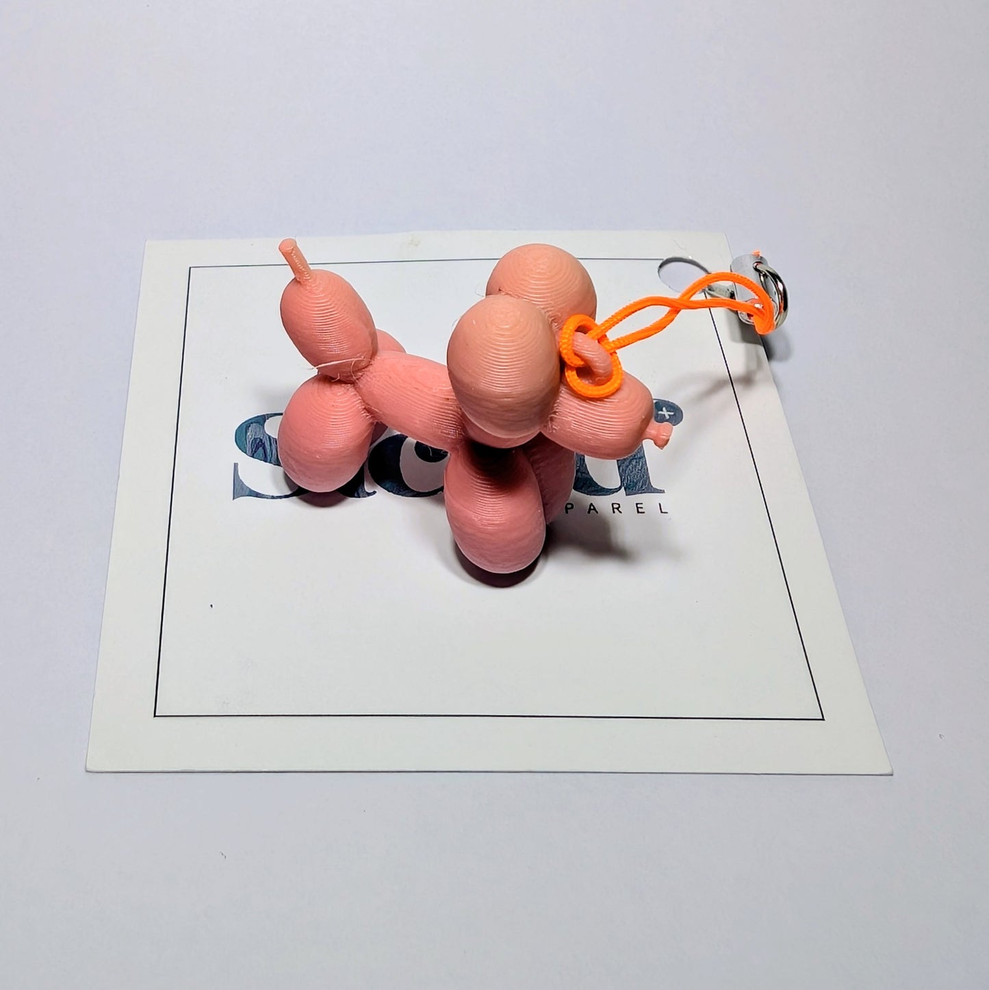 Mini Ballon Dog Keyring