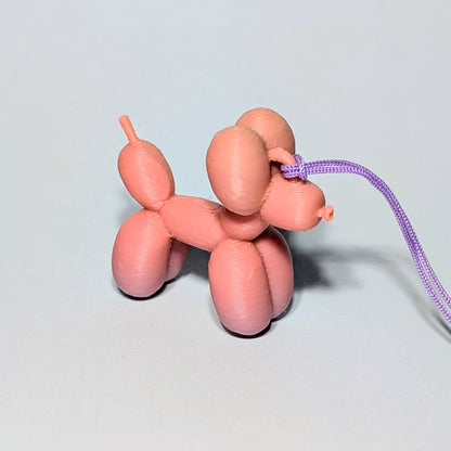 Mini Ballon Dog Keyring